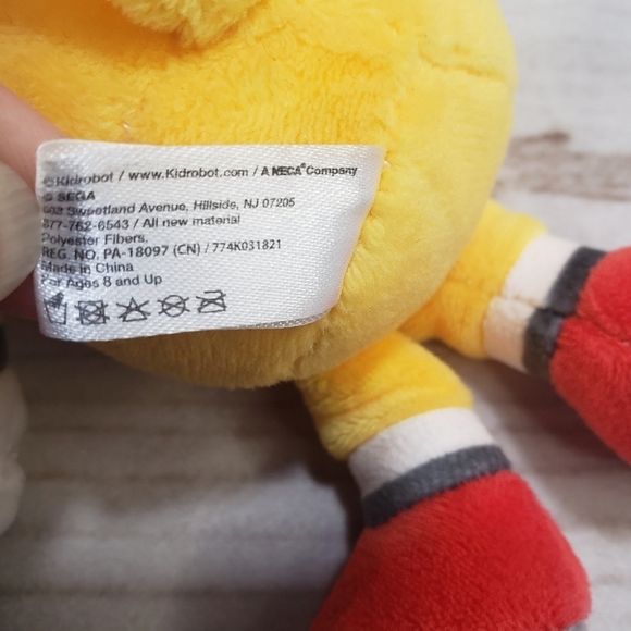 Kidrobot Phunny Sonic The Hedgehog Tails Yellow Plush Stuffed Toy 9 Inch 2021 - Picture 8 of 9